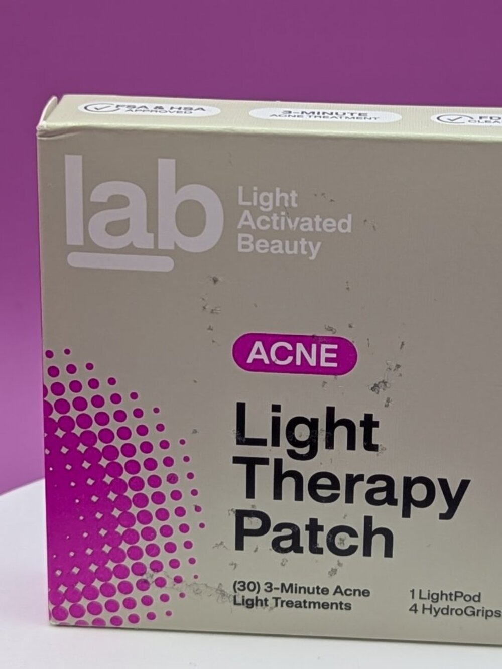 lab Light Activated Beauty Light Therapy Patch Kit w 1 Light Trmt Patch NIB